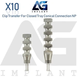 10 Clip Transfer für geschlossene Schale NP schmale Plattform konische Verbindung 9mm/15mm - Bild 1 von 5