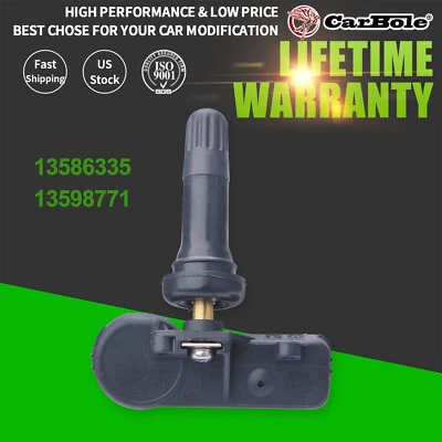 Sensor de monitoreo de presión de neumáticos TPMS programado para Buick GMC Chevy ‎13598771 EE. UU. Foto 1 de 4