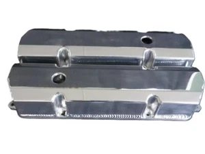 Holden V8 253 304 308 Fabricated Polished Alloy Valve Covers Early Heads - Picture 1 of 2