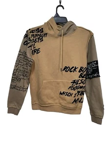 Smoke Rise All Over Print Hoodie Pullover Mens Small Urban Street Wear - Picture 1 of 6