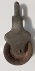 Antique Single Wheel Cast Aluminum Household Or Garage Block And Tackle Roller 2