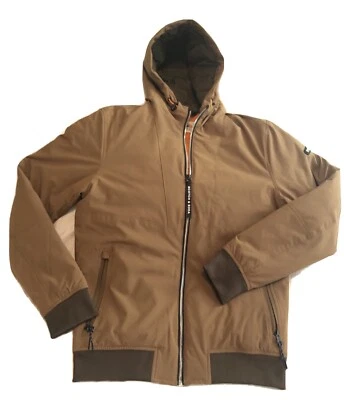 Chaqueta de bombardero con capucha Scotch & Soda para hombre talla S 3851 forro naranja leonado acolchada Foto 1 de 4