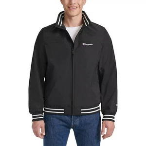 Champion Men's Bomber Jacket, Black, Size XXL - Picture 1 of 3