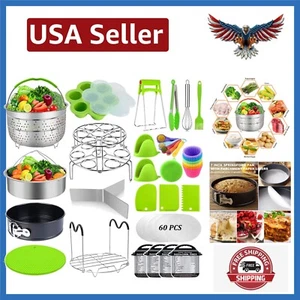 Vielseitiges 101-teiliges Instant Pot Zubehör Set - Dampfgarer Körbe & Backwerkzeuge - Bild 1 von 9
