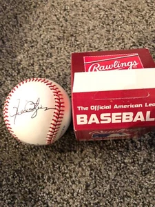 Rollie Fingers Autographed Signed Official AL Baseball Bobby Brown Vintage - Picture 1 of 3