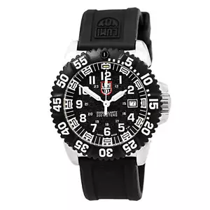 Luminox Men's Watch Colormark Quartz Stainless Steel Case Black Dial Strap 3151 - Picture 1 of 3