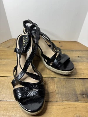 Черные сандалии на танкетке с ремешками Cole Haan размер 8 - Изображение 1 из 4