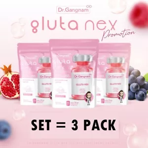 3 paquetes Dr. Gangnam Gluta Nex mejores suplementos dietéticos de gluta colágeno brillante esquí - Imagen 1 de 14