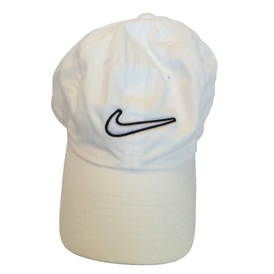 NIKE Heritage 86 gorra sombrero con correa para hombre talla 1 blanco swoosh ajuste relajado 6 paneles  Foto 1 de 4