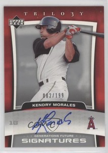 2005 Trilogy Generations Future Signatures Kendrys Morales Kendry Rookie Auto RC