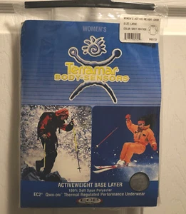 Winter Base Layer Shirt Terramar Body Sensors Womens Top Thermal Wicking L Gray - Picture 1 of 6