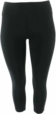 New Balance Isaac Mizrahi Cintura Alta Leggings Cortos-Negro-Pequeño-NUEVO CON ETIQUETAS-A353281 Foto 1 de 2