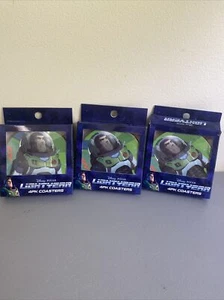 Disney Pixar Buzz Lightyear Coasters - 4pk Coaster Set (NEW) Lot Of 3 Packs - Picture 1 of 2