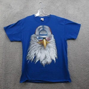 Camisa de colección Fruit of the Loom Eagle para hombre gafas de sol grandes América EE. UU. Azul - Imagen 1 de 11