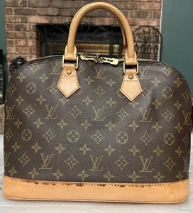 Borsa a mano Louis Vuitton LV Monogram Alma PM marrone borsa tela M51130 - FANTASTICA*** - Foto 1 di 11