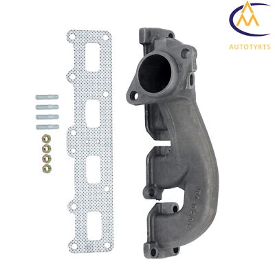 Colector de escape con kit de junta para Jeep Wrangler 2003-2006 Liberty 2002-2005 Foto 1 de 4