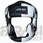 Farabi Real Leather Boxing Head Guard Kick Boxing Head Protection Helmet 