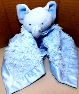 Ligne enfant ~ Couverture de sécurité bébé éléphant bleu 100% polyester Chine accrochée - Photo 1/21