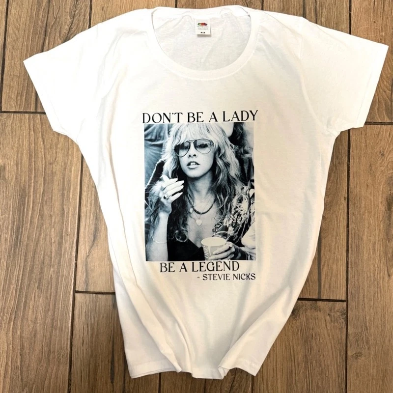 FRUIT OF THE LOOM Fleetwood Mac Stevie Nicks T-Shirt (M)