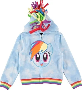 My Little Pony Magical Rainbow Dash Cosplay Hoodie for Girls - Super Soft &... - Picture 1 of 7