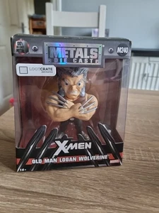 MARVEL 100% DIE CAST METALS X-MEN OLD MAN LOGAN WOLVERINE FIGURE. UNOPENED - Picture 1 of 2
