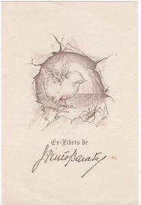 Exlibris J. PINTO BILATA -Portugal - Bild 1 von 1