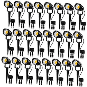24 Pack Low Voltage Landscape Lights LED 12W Landscape Lighting with - Picture 1 of 8