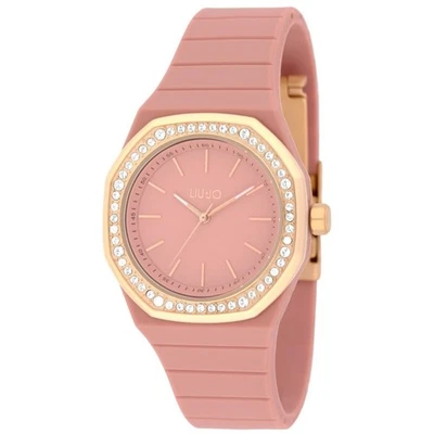 LIU JO  YACHT LADY ROSA CARNE GR   OROLOGIO DONNA SOLO TEMPO TLJ2383    NUOVO - Immagine 1 di 2