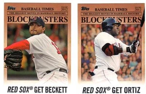 2012 Topps Update Blockbusters David Ortiz Boston Red Sox #BB-20 - Picture 1 of 1