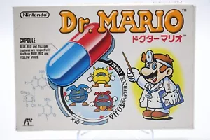 Dr.Mario Nintendo 1990 Famicom Boxed&Manual Tested Worked - Picture 1 of 13