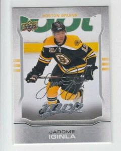 14/15 UD MVP Boston Bruins Jarome Iginla Silver Script card #234 - SP - Picture 1 of 2