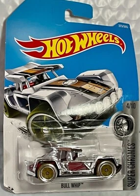 2015 Hot Wheels #273 Super Chromes 4/10 BULL WHIP Chrome DTY17 - Curve to Card - Image 1 of 3