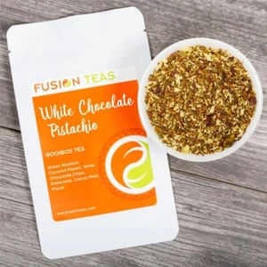 White Chocolate Pistachio Green Rooibos Loose Leaf Herbal Tea - Fusion Teas - Picture 1 of 5