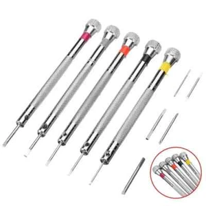 5 Stck./Set 0,8-1,6 mm Stahl für Uhrenreparatur tragbare Uhrenwerkzeuge - Bild 1 von 6