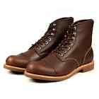 Men's Handmade Handcrafted Cap Toe Leather Heritage Military Style Service Boots