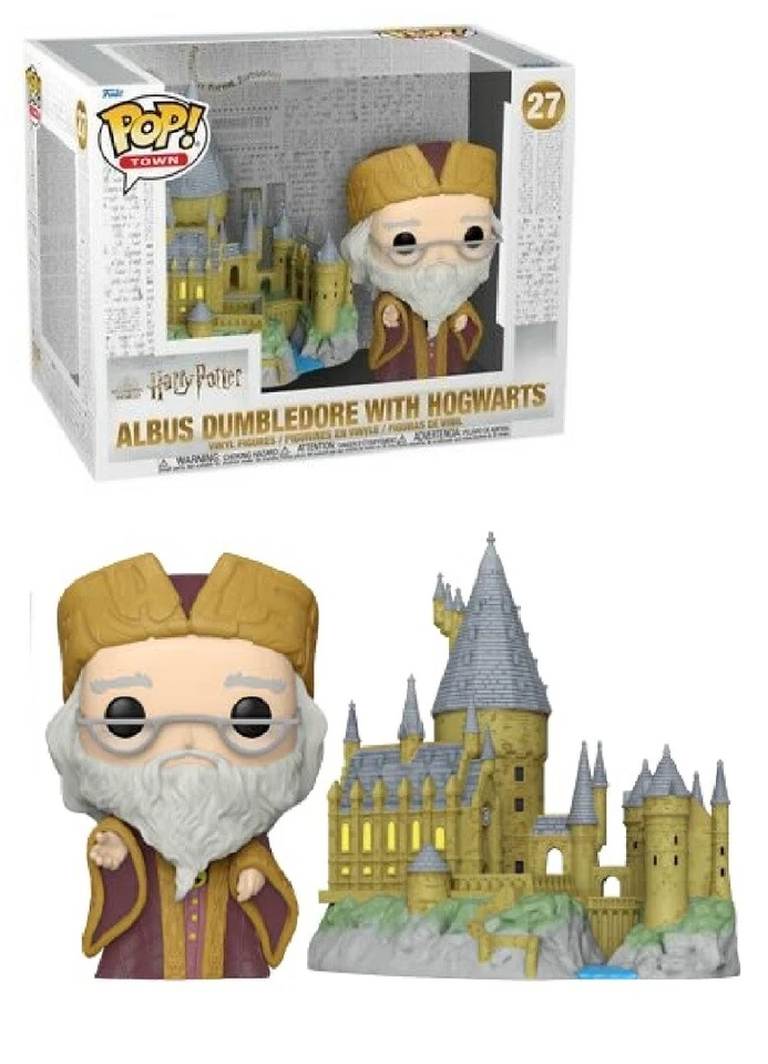 Harry Potter Hogwarts with Albus Dumbledore Pop! Vinyl Figure Town #27 OE — 第 1/4 张图片