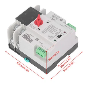 2P Power Automatic Transfer Switch Generator Transfer Changeover Switch AC1 - Picture 1 of 24