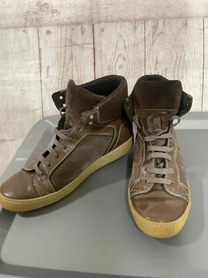 Botas al tobillo altas Frau Italy para mujer marrón con cordones a humo talla 39  Foto 1 de 4