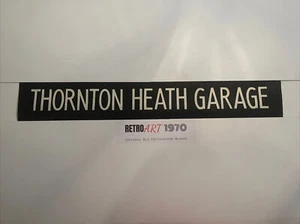 London Oct 1962 1978 Bus Blind 36”- Thornton Heath Garage - Picture 1 of 12