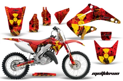 Dirtbike Graphic Decals Stickers For Honda CR125R CR250R 2002-2015 MELTDOWN Y R - Изображение 1 из 2