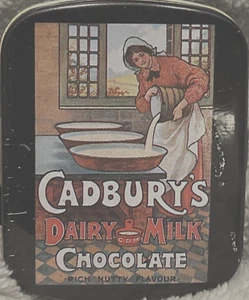 Vintage Cadbury's Dairy Milk Chocolate Little Tin 2.25x2x.5" - Picture 1 of 3