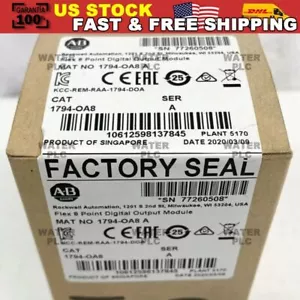 Nuevo módulo de salida digital flexible de 8 puntos AB 1794-OA8 sellado de fábrica - Imagen 1 de 3