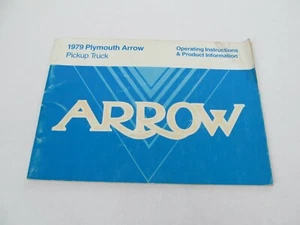 Vintage Car Owner’s Manual – 1979 Plymouth Arrow - Picture 1 of 1