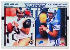 2002 Pacific Private Stock Titanium Red #160 Warner Harrington Rams Lions /275