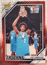 CADE CUNNINGHAM 2021-22 Panini Instant EXCLUSIVE RISING STARS ROOKIE #3 #25/99