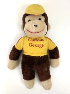 Vintage Knickerbocker Curious George 14 Zoll Plüschtier Stofftier Spielzeug Affe selten  - Bild 1 von 8