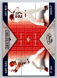 2005 Leaf Cornerstones #1 A.Pujols/S.Rolen