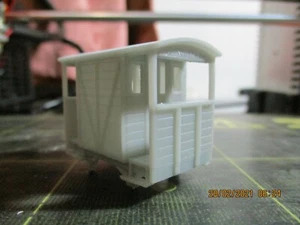 009/OO9 Double Ended Brake Van 4ft6 Wheelbase - Foto 1 di 4