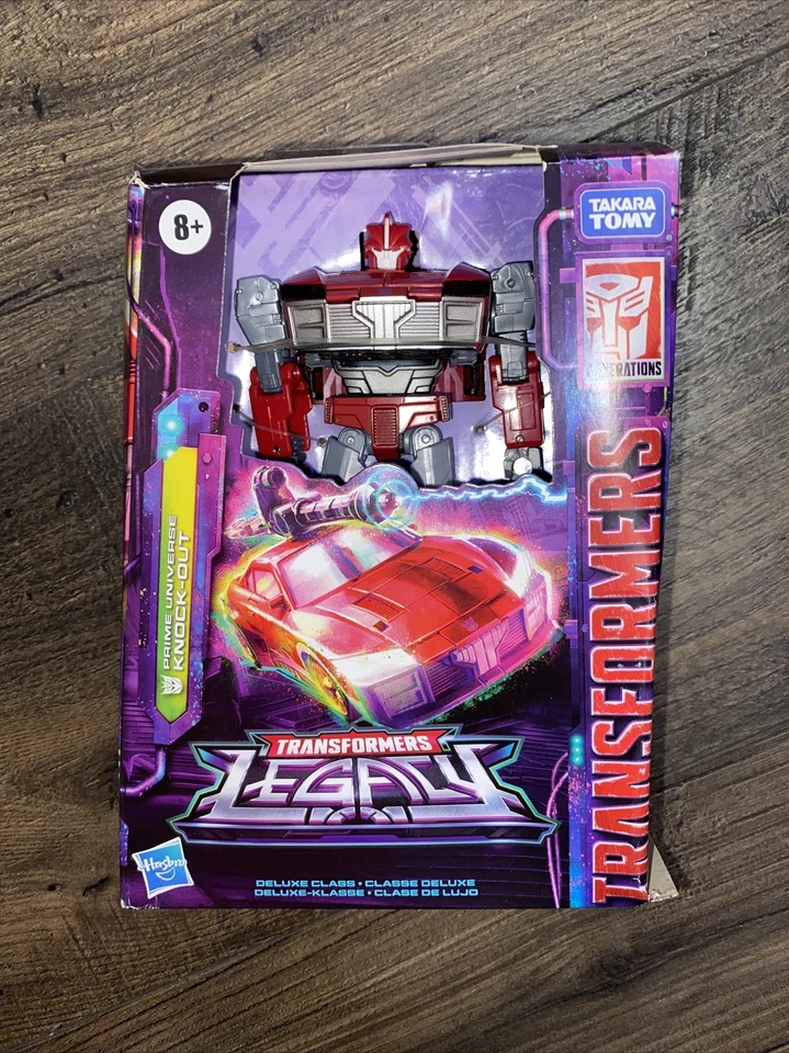 KNOCK-OUT Transformers Legacy Deluxe Prime Universe Figure Hasbro 2022 Knockout - Image 1 of 4