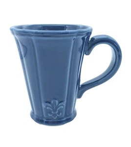 Portmeirion Fleur de Lis Königsblau Kaffeetasse Becher - 13 Unzen Kapazität - Bild 1 von 8